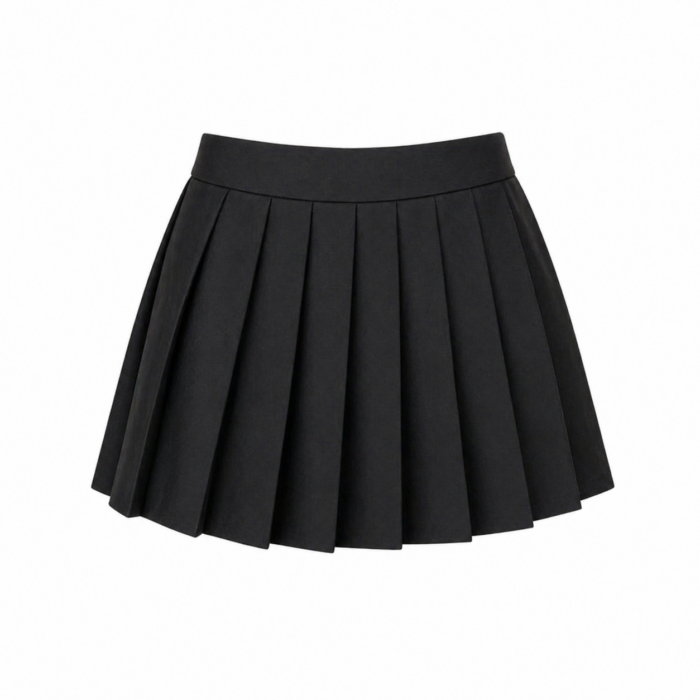 KA TENNIS SKIRT (BLACK)